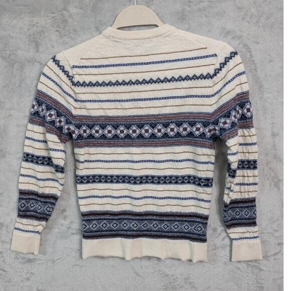 100% extra fine Merino wool Hart Schaffner Marx sweater Sz XXS y2k grandpacore - Picture 3 of 7